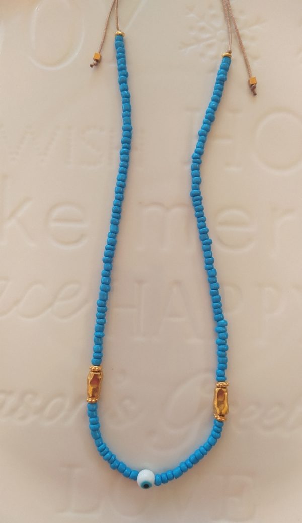 Light blue beads