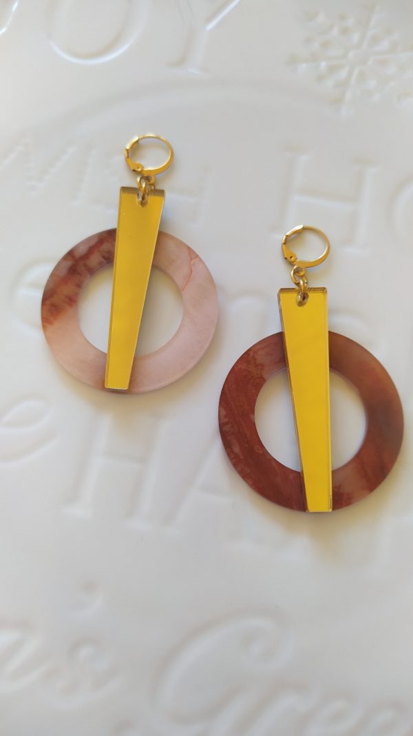 Plexiglass-y earrings - Image 3