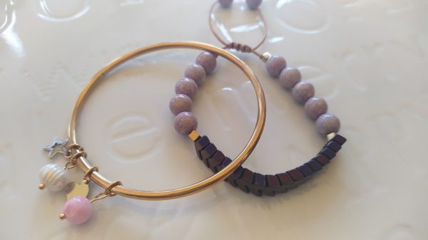 Purple fossil bracelet - Image 2