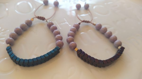 Purple fossil bracelet - Image 3