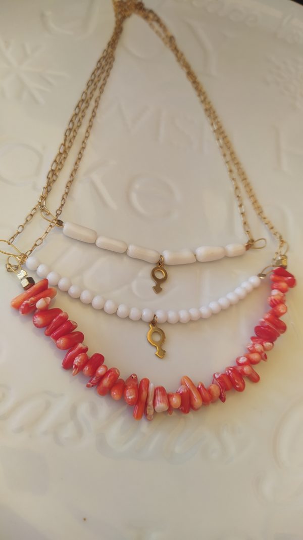 Coral ss necklace-o - Image 2