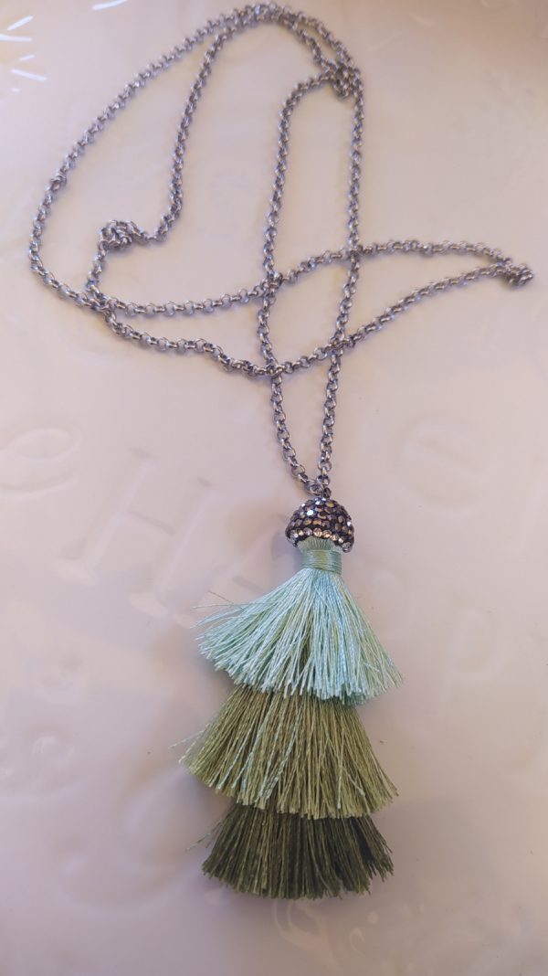 Green ss necklace