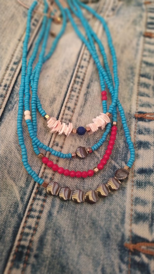 Light blue necklace-hem - Image 3