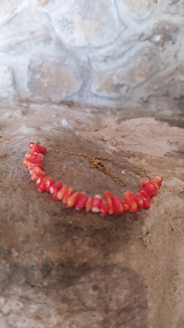 Coral ss necklace-o - Image 3