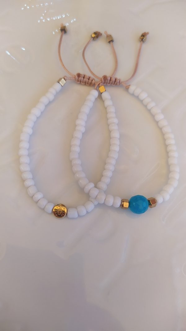 White beads bn - Image 3