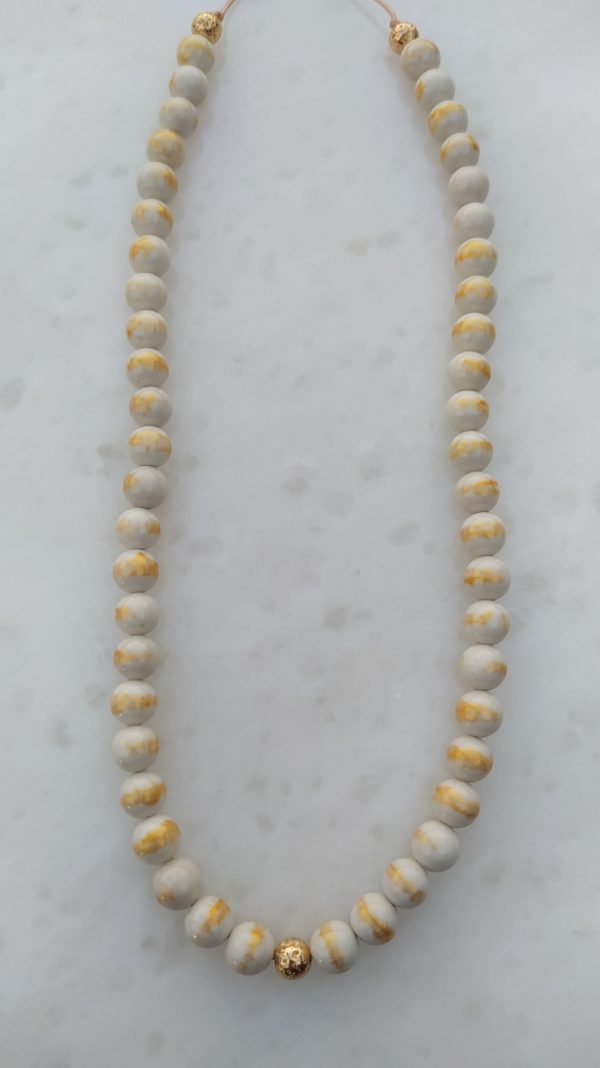 White nephrite necklace - Image 3