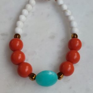 J-coral bracelet