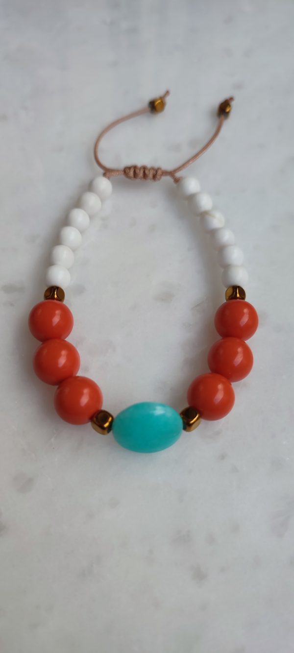 J-coral bracelet