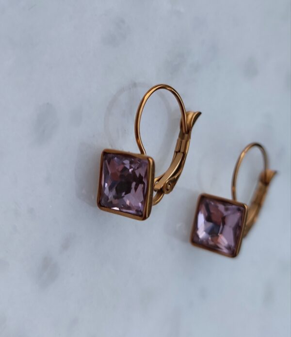 Pink earrings