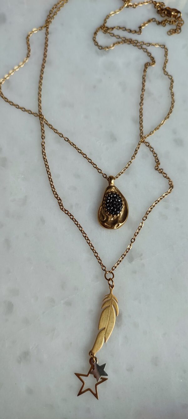 Strass b necklace - Image 2