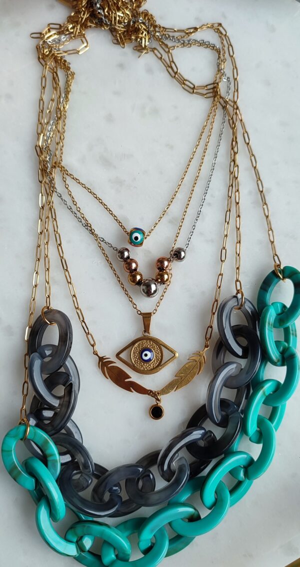 Grey chain necklace - Image 2